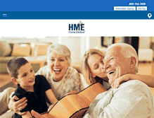 Tablet Screenshot of hmehomemedical.com